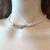 Bowtie Genuine Freshwater Pearl Necklace, Dainty Bridal Jewelry