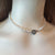 Clover Freshwater Pearl Choker Necklace for Women