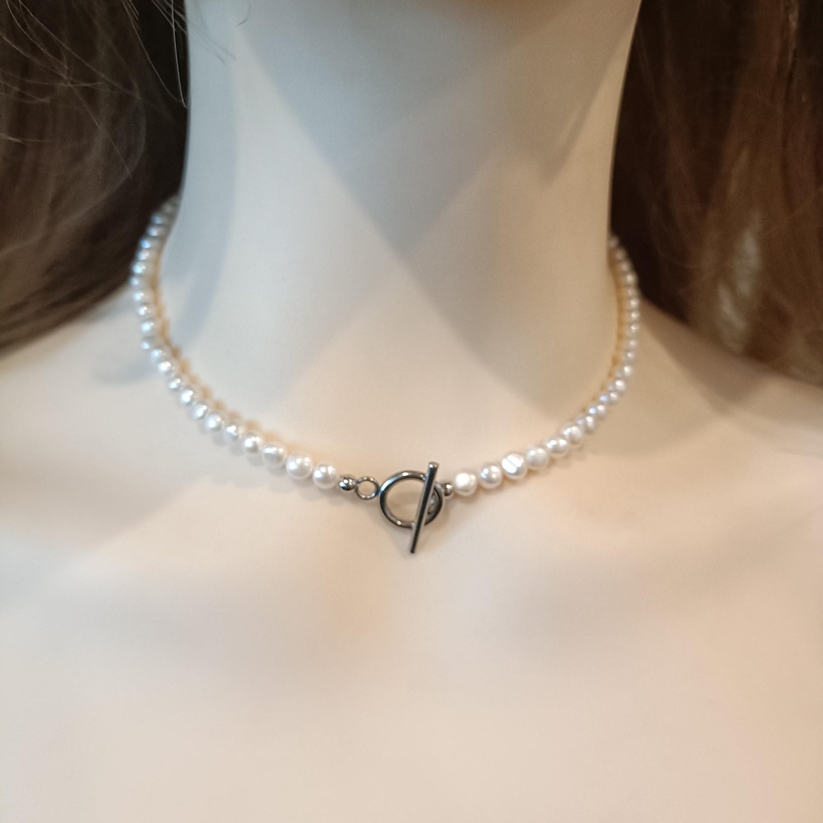Freshwater Pearl Choker Necklace – Dainty Gift for Her