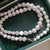 Real Freshwater Pearl Necklace with Adjustable Chain