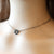 Dainty Flower Silver Cable Chain Necklace for Women