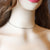 Dainty Flower Silver Cable Chain Necklace for Women