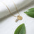 Customized cross pearl necklace, engraved birth flower necklace, freshwater pearl