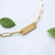 Custom Bar Necklace, Name birthday Necklace, Engraved Bar Necklace