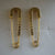 Safety Pin Earrings With Cubic Zirconias
