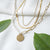 Double layers chain, set of two chains, minimalist necklace
