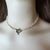 White Pearl Necklace with OT Clasp