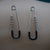 Safety Pin Earrings With Cubic Zirconias