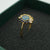 Stunning Australian Triplet Opal Ring, October Birthstone Ring | Stunning Oval Cut Natural-Vsabel Jewellery