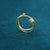 Natural Australian Solid Crystal Opal Ring - Timeless Elegance-Vsabel Jewellery