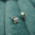 Tiny Silver Solid Round Oval Earrings, Opal minimalist studs, Silver earrings, Dainty Earrings, Small Stud Earrings, Stud Earrings-Vsabel Jewellery