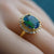 austrlian triplet opal ring