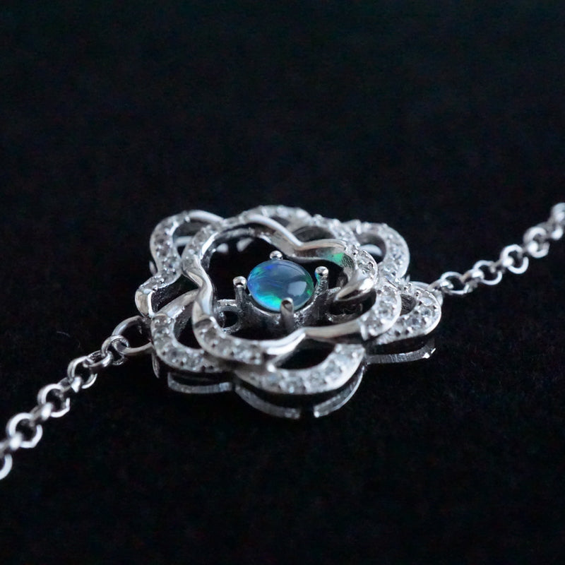 Flower Opal bracelet-Vsabel Jewellery