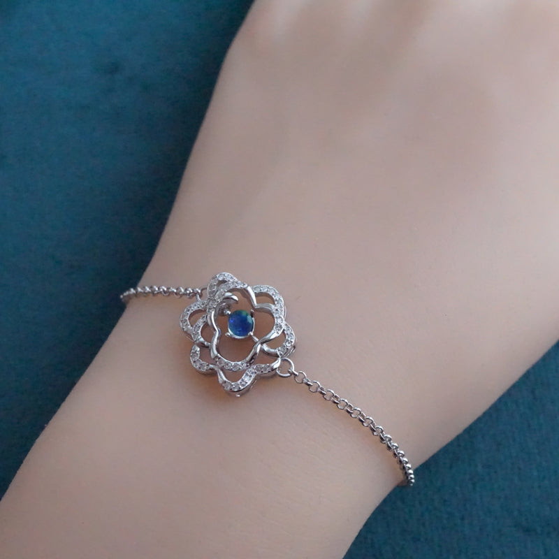 Flower Opal bracelet-Vsabel Jewellery
