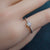 Simple Australian Crystal Opal Ring: Sterling Silver-Vsabel Jewellery
