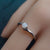 Twist Australian Crystal Opal Ring: Sterling Silver-Vsabel Jewellery