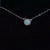 Radiant Opulence: Simple Round White Opal Necklace-Vsabel Jewellery