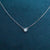 Radiant Opulence: Simple Round White Opal Necklace-Vsabel Jewellery