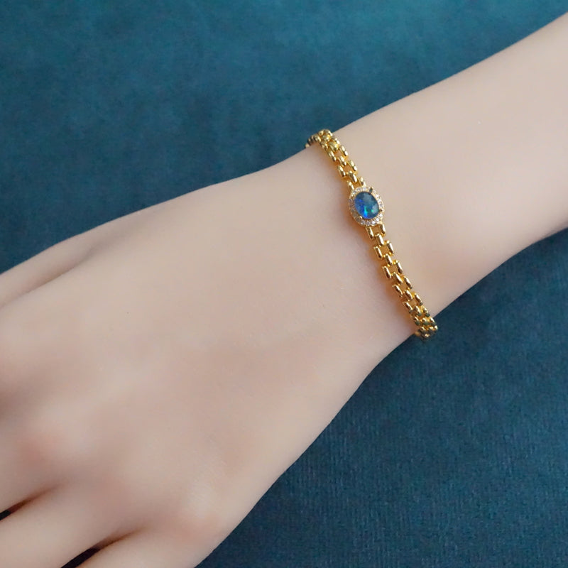 Triplet Opal Bracelet Band-Vsabel Jewellery