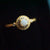 Shield White Opal Ring - Timeless Elegance-Vsabel Jewellery