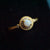 Shield White Opal Ring - Timeless Elegance-Vsabel Jewellery
