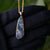 Versatile Long Opal Pendant in 14K Gold-Vsabel Jewellery