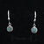 Australian Triplet Opal Dangle Earrings