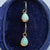 Genuine 18k Gold Plated Ethiopian Opal Earrings