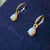 Genuine 18k Gold Plated Ethiopian Opal Earrings