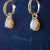 Genuine 18k Gold Plated Ethiopian Opal Earrings