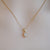 Vintage Classic Style Simple Australian Crystal Opal necklace In Gold 18k Gold Plated 925 Sterling Silver
