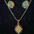 Genuine 18k Gold Plated Ethiopian Opal Jewelry Set
