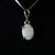Tiny opal necklace