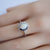 Silver Genuine Australian crystal opal ring