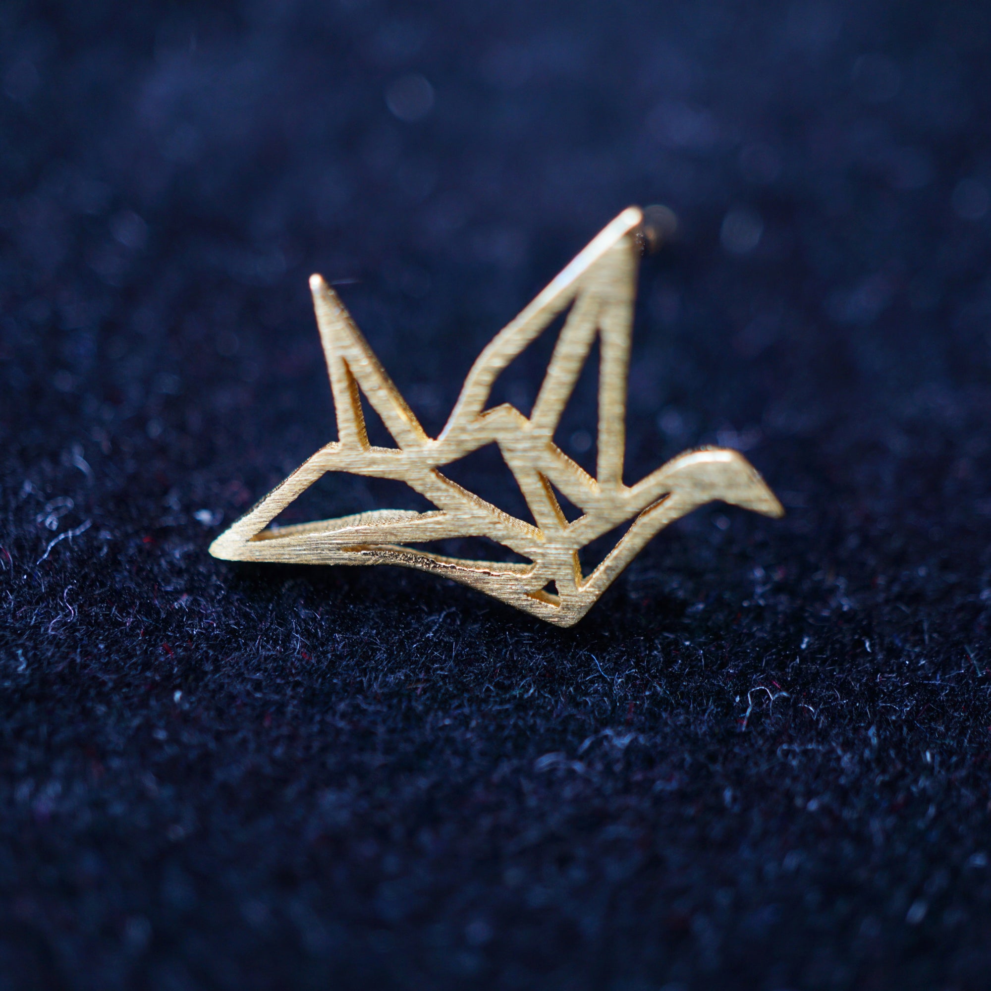 Minimalist Dove Stud Earrings in Sterling Silver