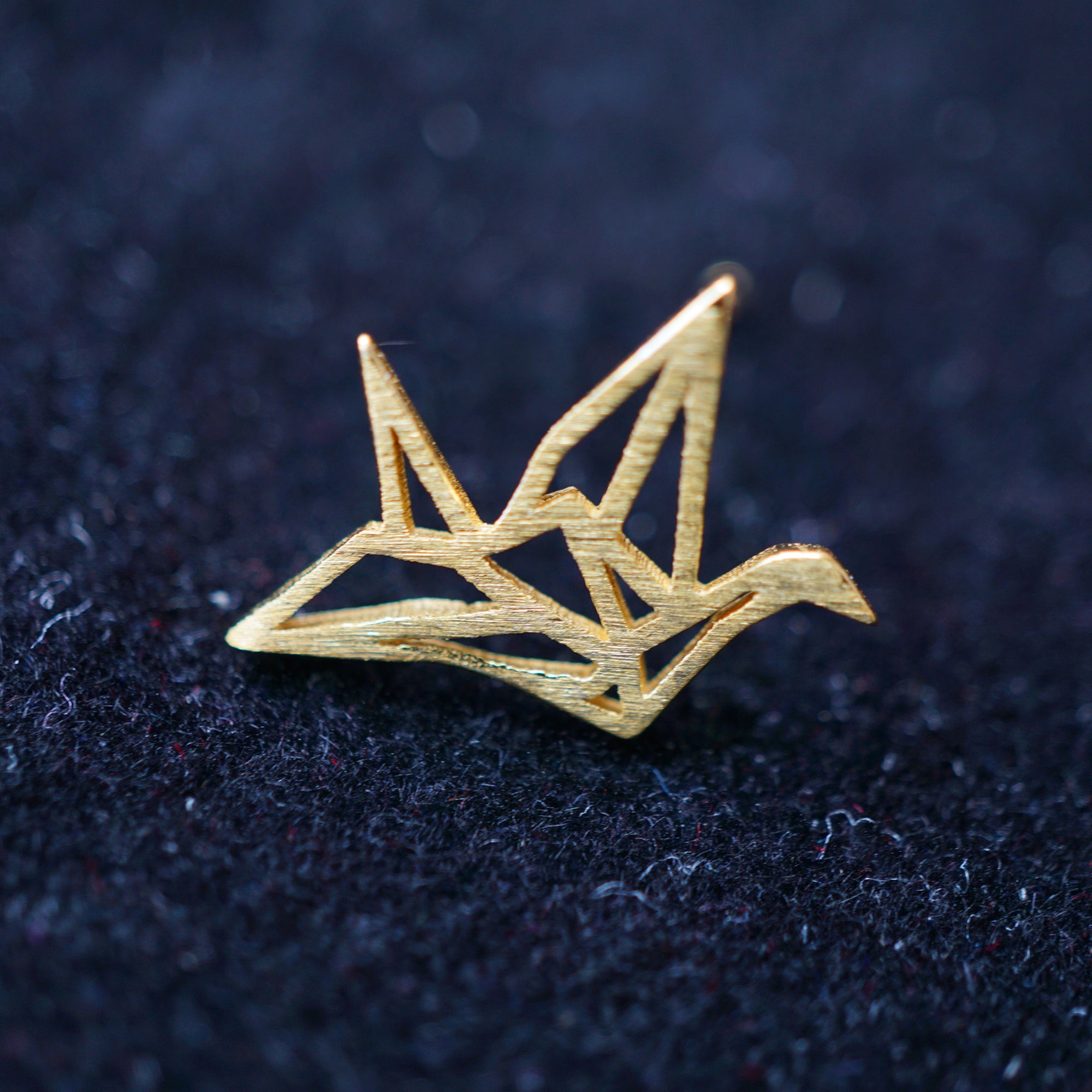 Minimalist Dove Stud Earrings in Sterling Silver