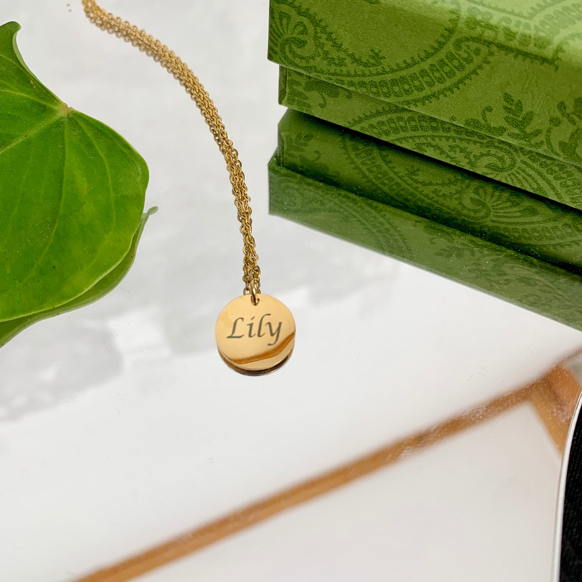 Custom Tag Necklace, Name birthday Necklace, Engraved Tag Necklace