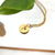 birthday flower necklace