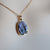 14K Solid Gold Light Purple Boulder Opal Pendant Handmade in Australia