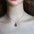 14K Solid Gold Light Purple Boulder Opal Pendant Handmade in Australia
