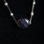 14k Gold Violet Boulder Opal Natural Pearl Bracelet