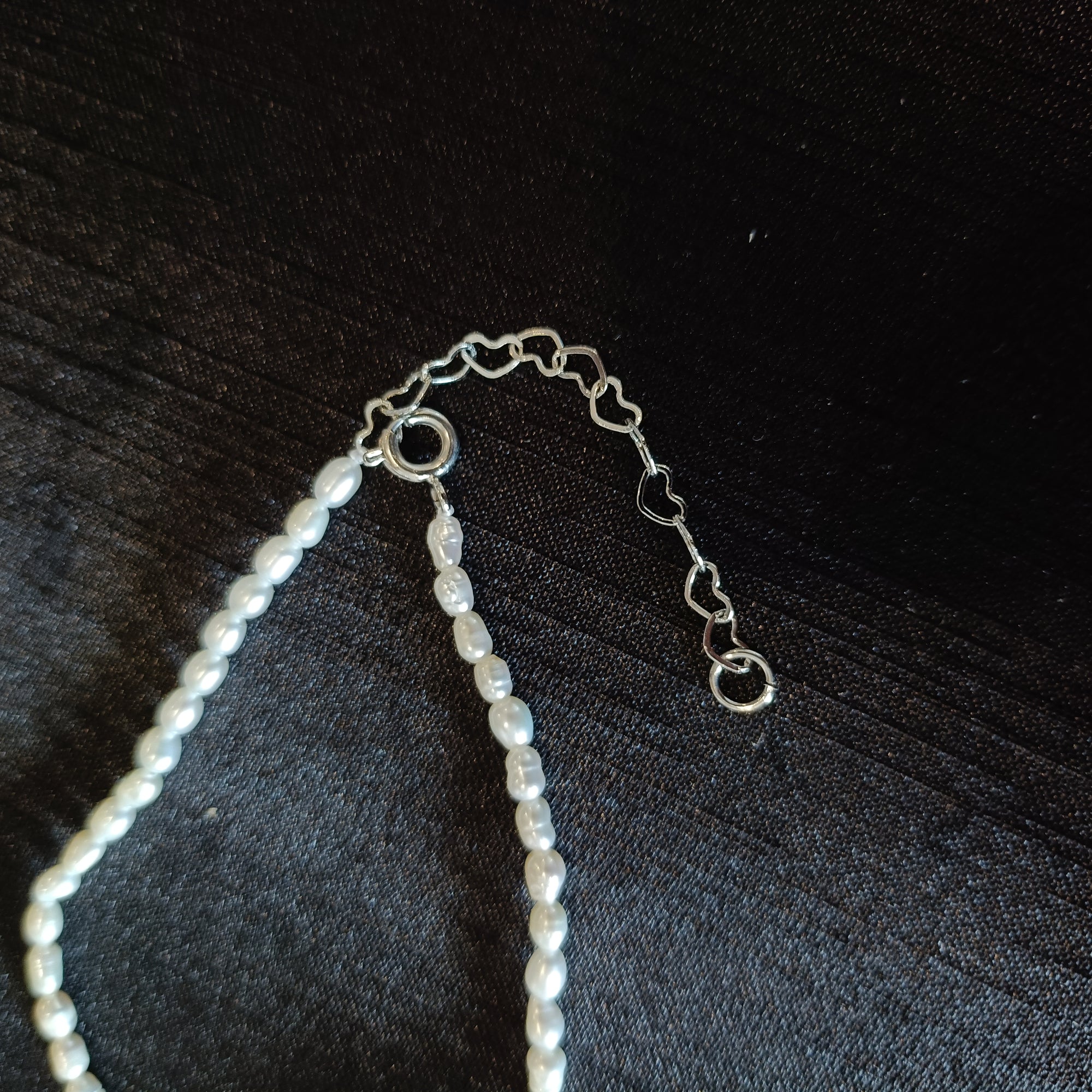 White Pearl Bracelet, Real Freshwater Pearls