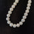 White Round Pearl Necklace, Real Freshwater Pearls, Classic Elegant Strand