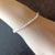 White Pearl Bracelet, Real Freshwater Pearls