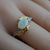 Handmade Australian Crystal Opal Hug Ring