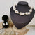 Baroque pearl necklace & earring set-Vsabel Jewellery