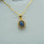 Halo Style Australian Opal Triplet Set: Necklace & Earrings