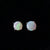 Simple 18k White Opal Studs - Timeless Elegance-Vsabel Jewellery