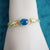 Dainty Sterling silver natural australian opal bracelet 10x14mm-Vsabel Jewellery
