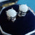 Opulent Opal Stud Earrings - Sterling Silver Brilliance
